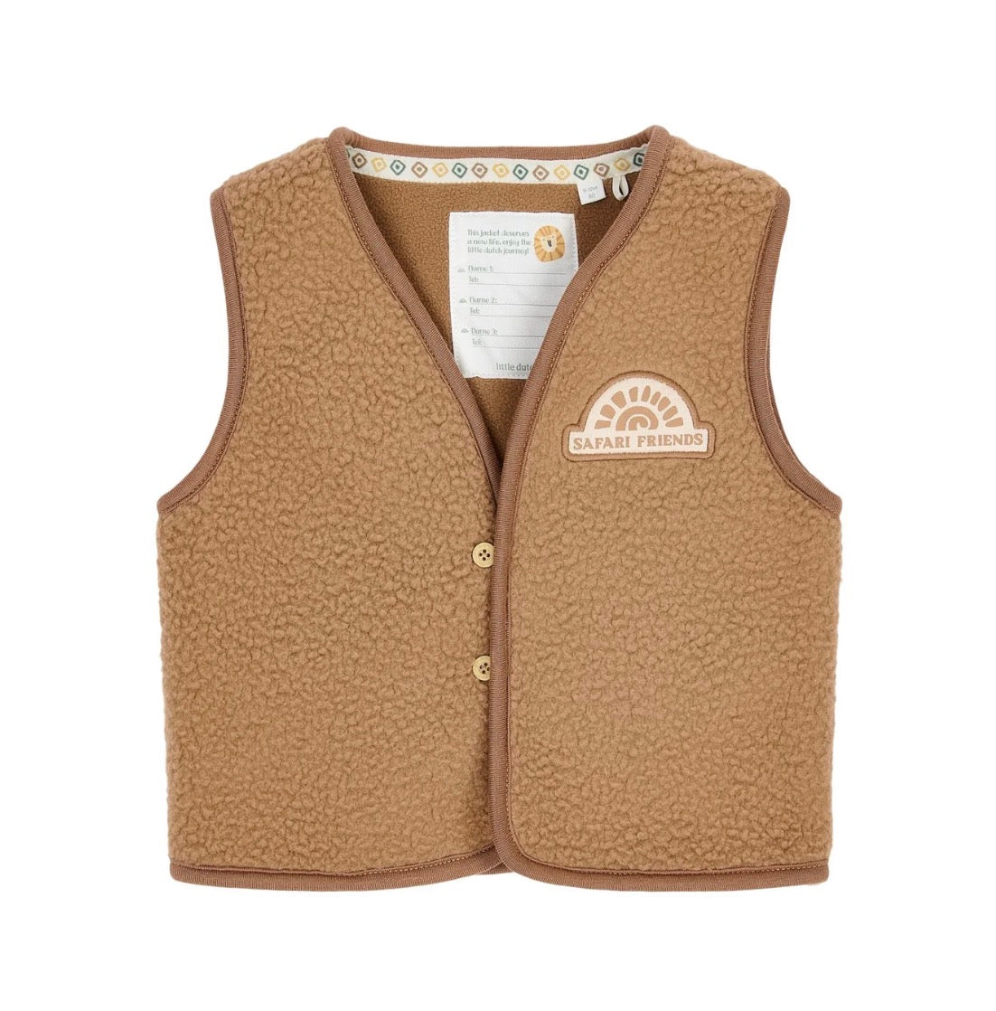 LITTLE DUTCH - Gilet Teddy