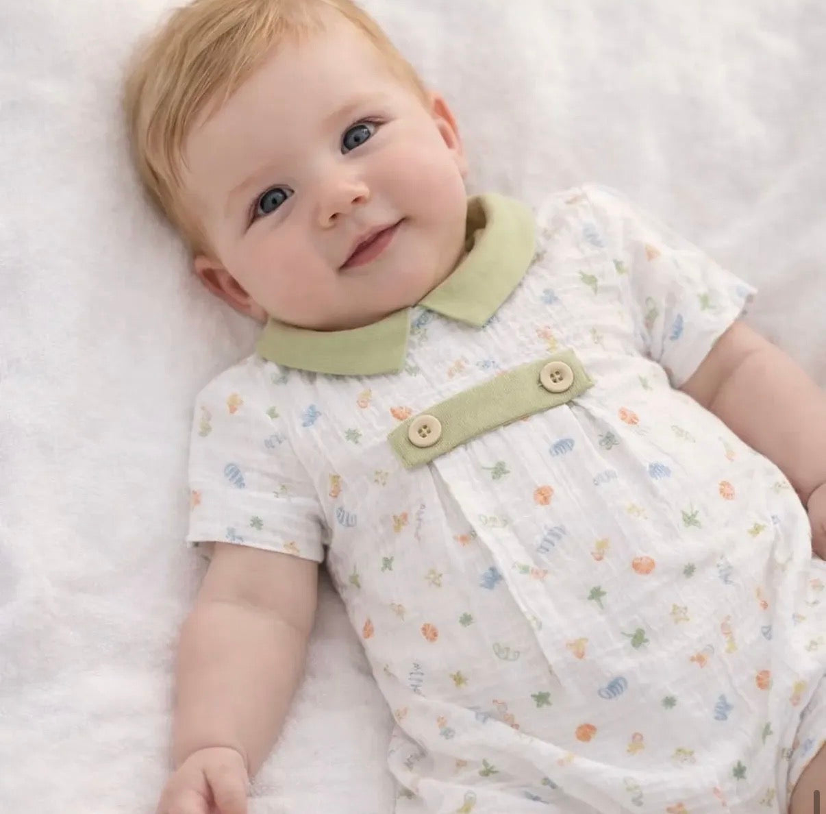 BABY VIP - Pagliaccetto in mussola