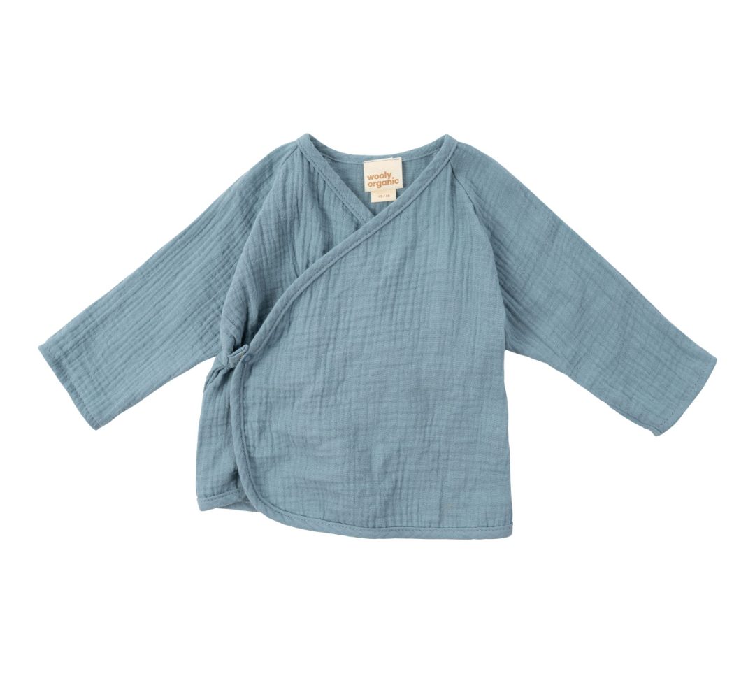 WOOLY ORGANIC - Kimono in mussola GOTS