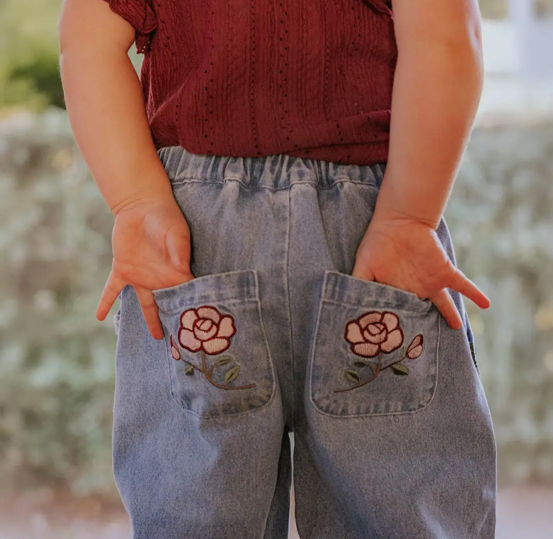FLIINK - denim con ricamo