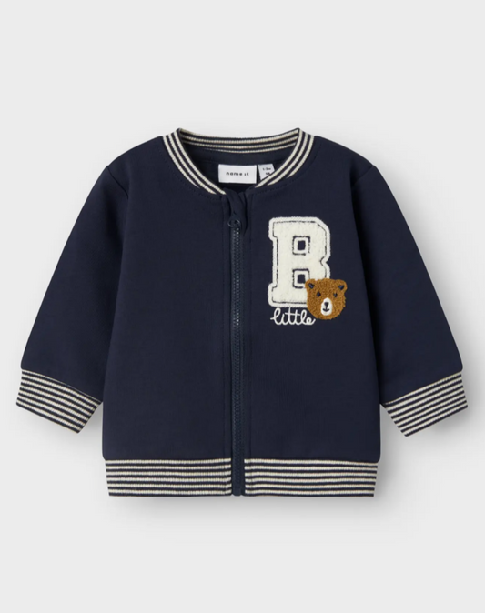 NAME IT - Felpa garzata con cerniera