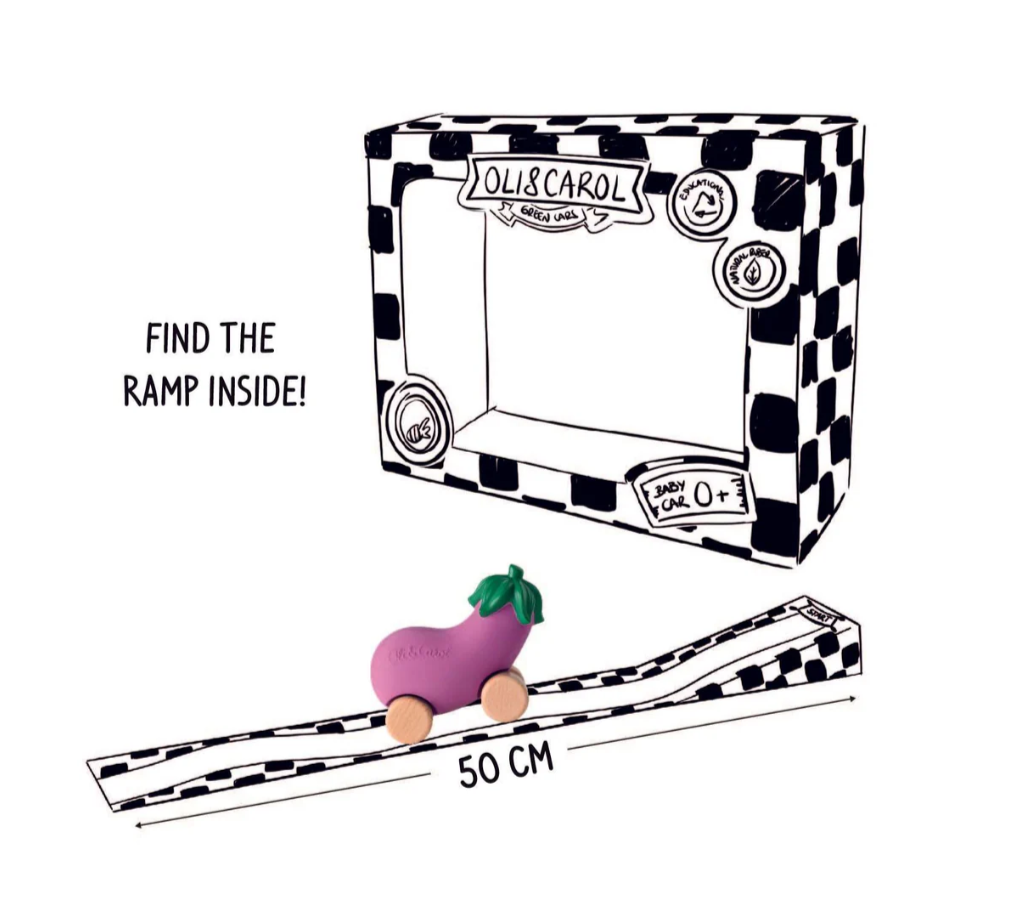 OLI&CAROL - Green Car Eggplant