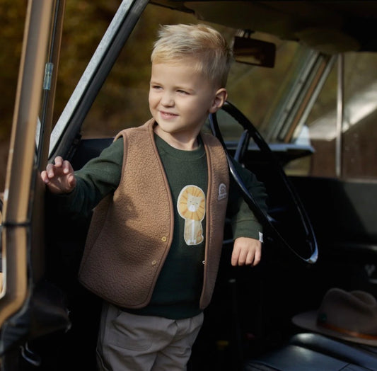 LITTLE DUTCH - Gilet Teddy