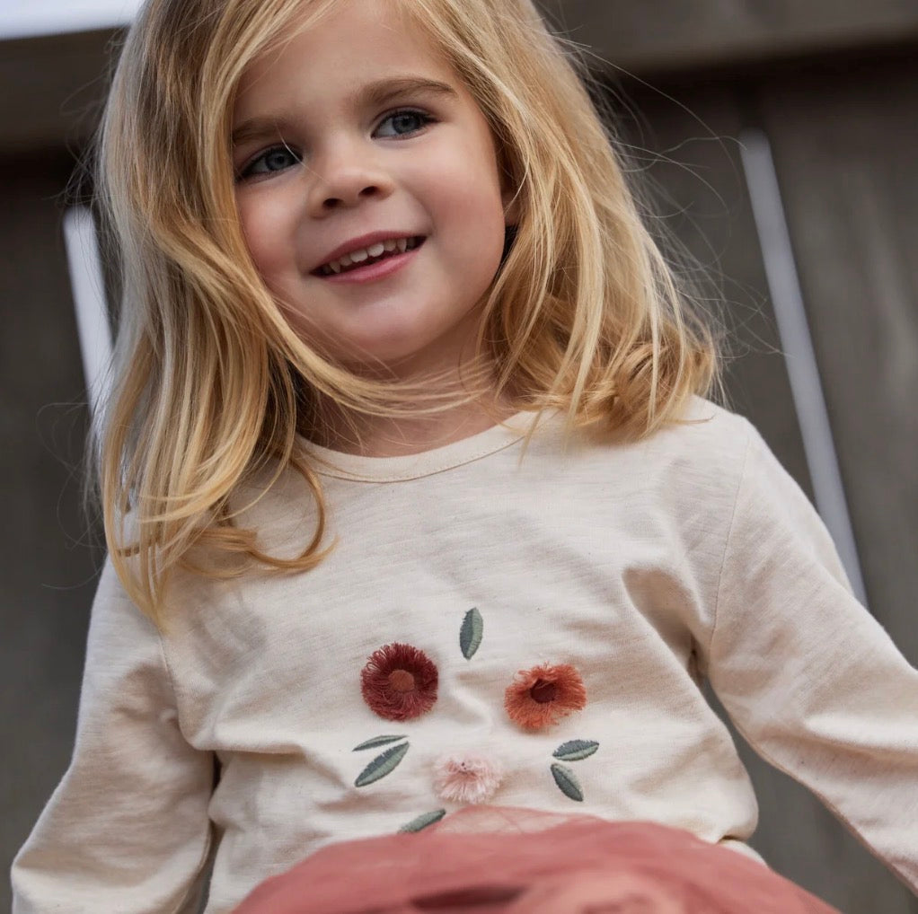 LITTLE DUTCH- T-shirt Flower