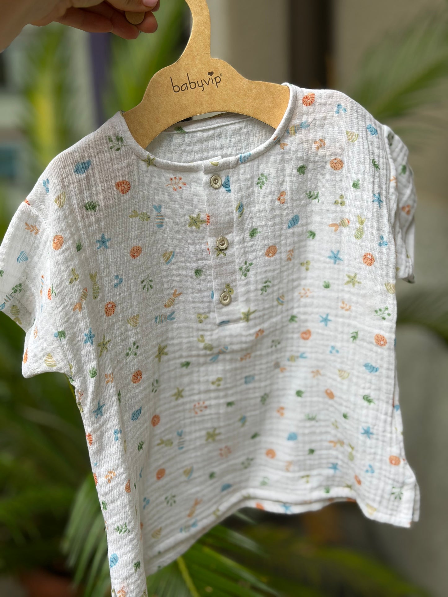 BABY VIP - Camicia in mussola