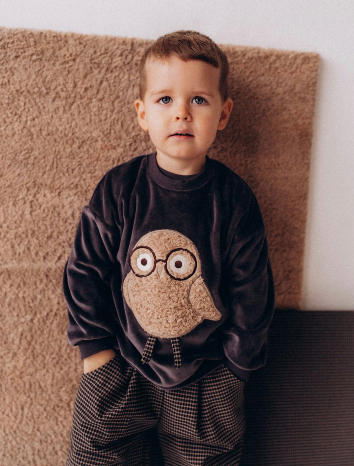 WOOLY ORGANIC - Pantalone vichy GOTS