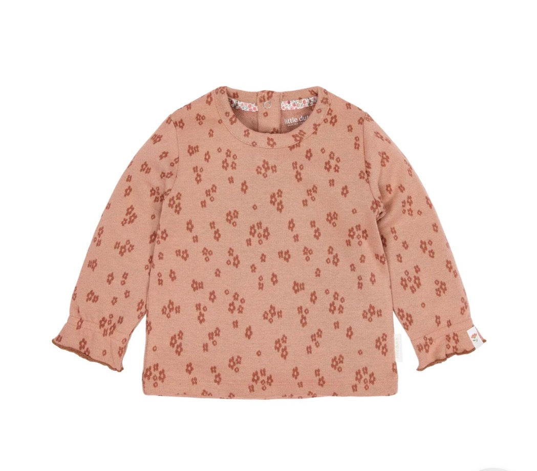 LITTLE DUTCH - T-shirt Pink Floral