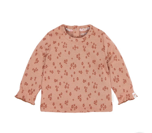 LITTLE DUTCH - T-shirt Pink Floral