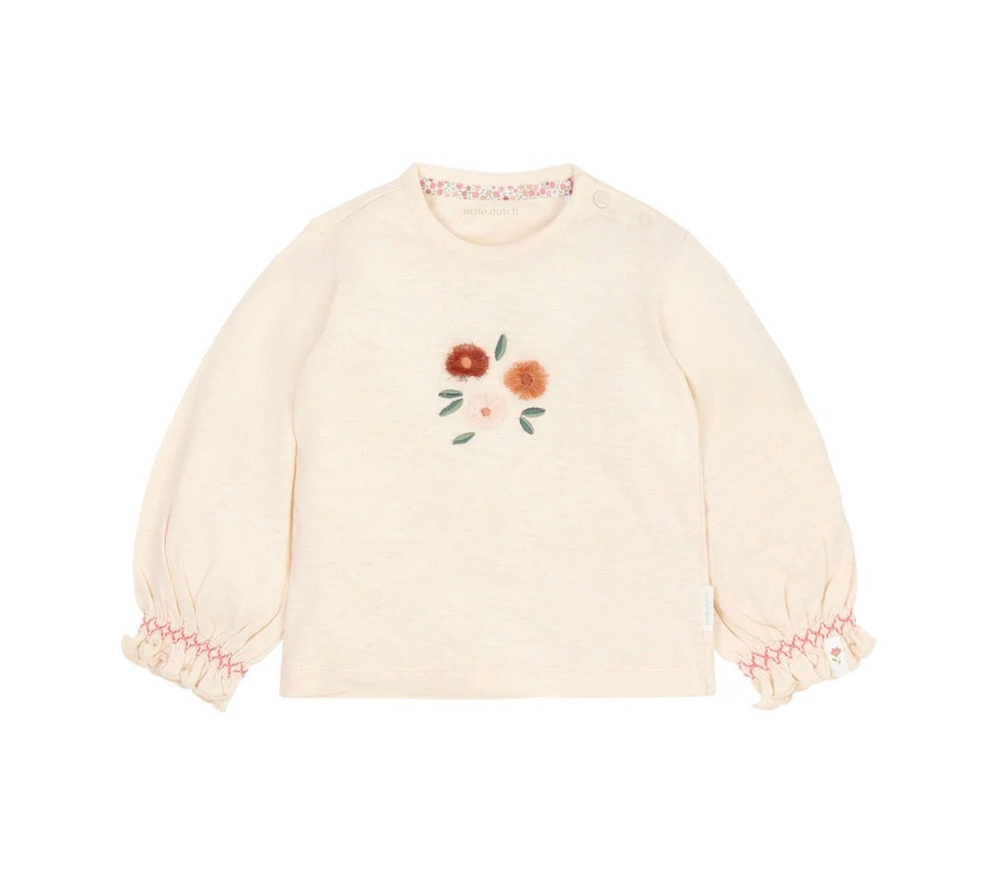 LITTLE DUTCH- T-shirt Flower