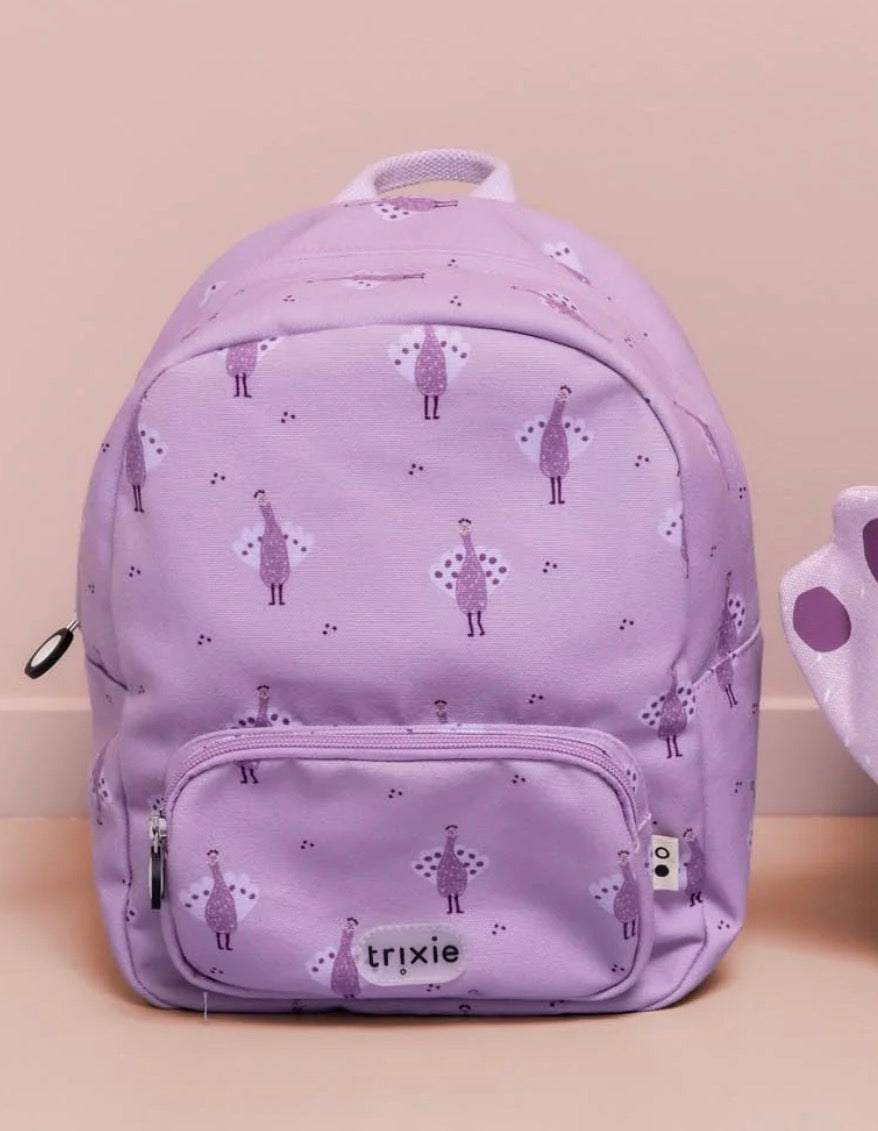 TRIXIE - Zaino Print Pavone