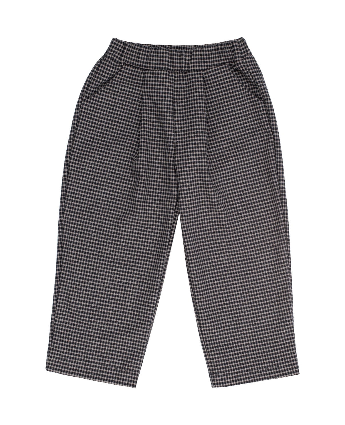 WOOLY ORGANIC - Pantalone vichy GOTS