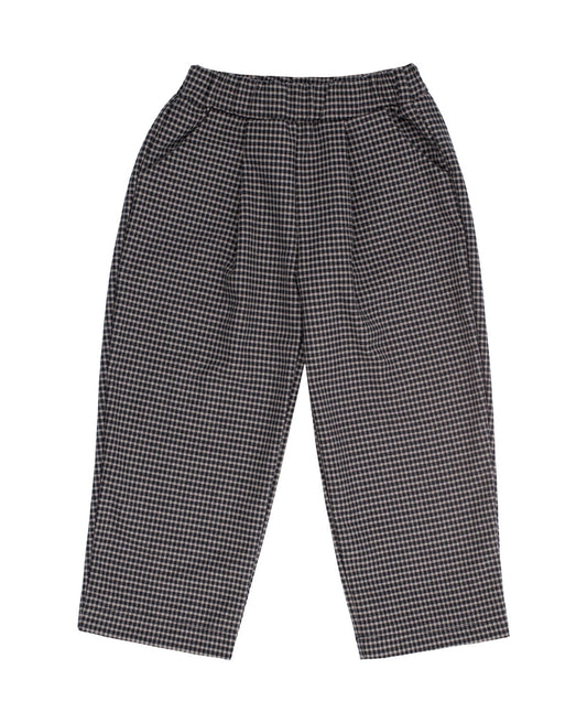 WOOLY ORGANIC - Pantalone vichy GOTS