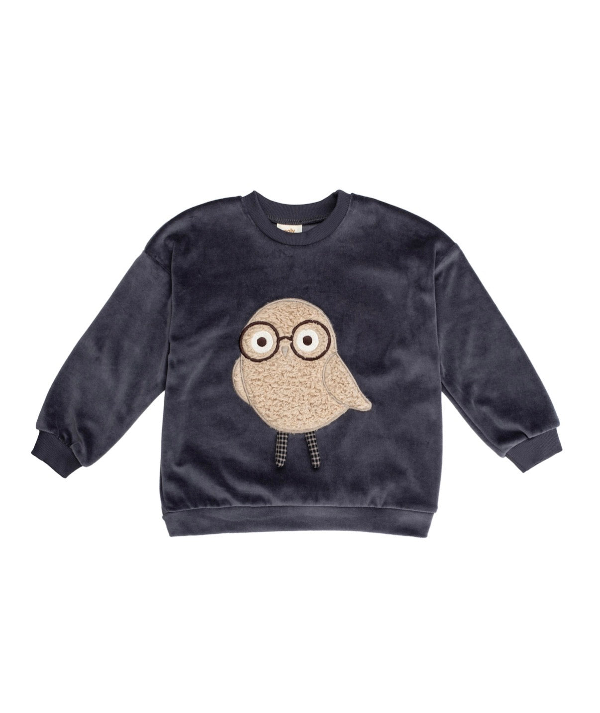 WOOLY ORGANIC - Felpa Owl GOTS