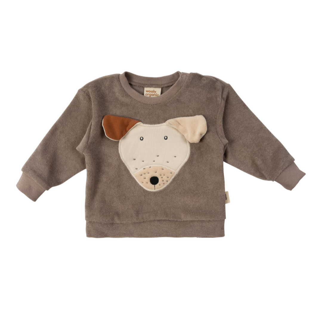 WOOLY ORGANIC - Felpa in spugna Dog