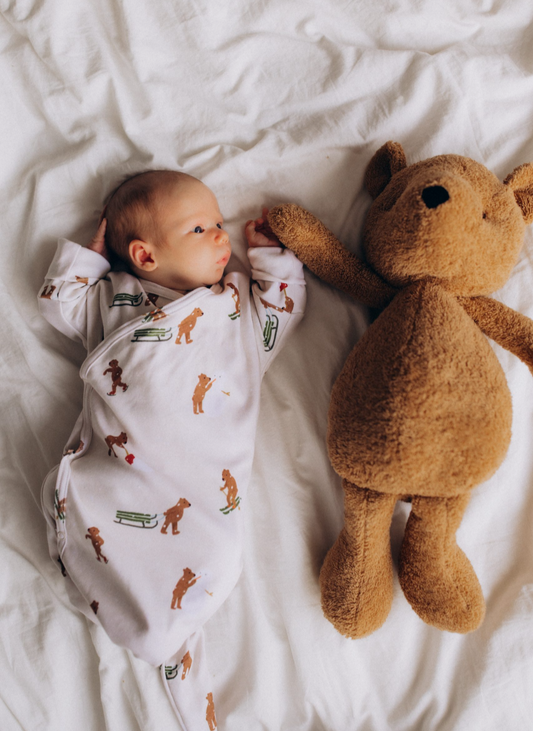 WOOLY ORGANIC - Kimono Orsetti