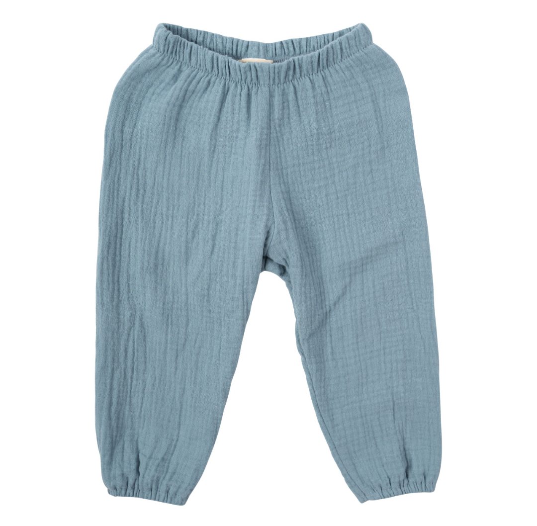 WOOLY ORGANIC - Pantalone in mussola baby