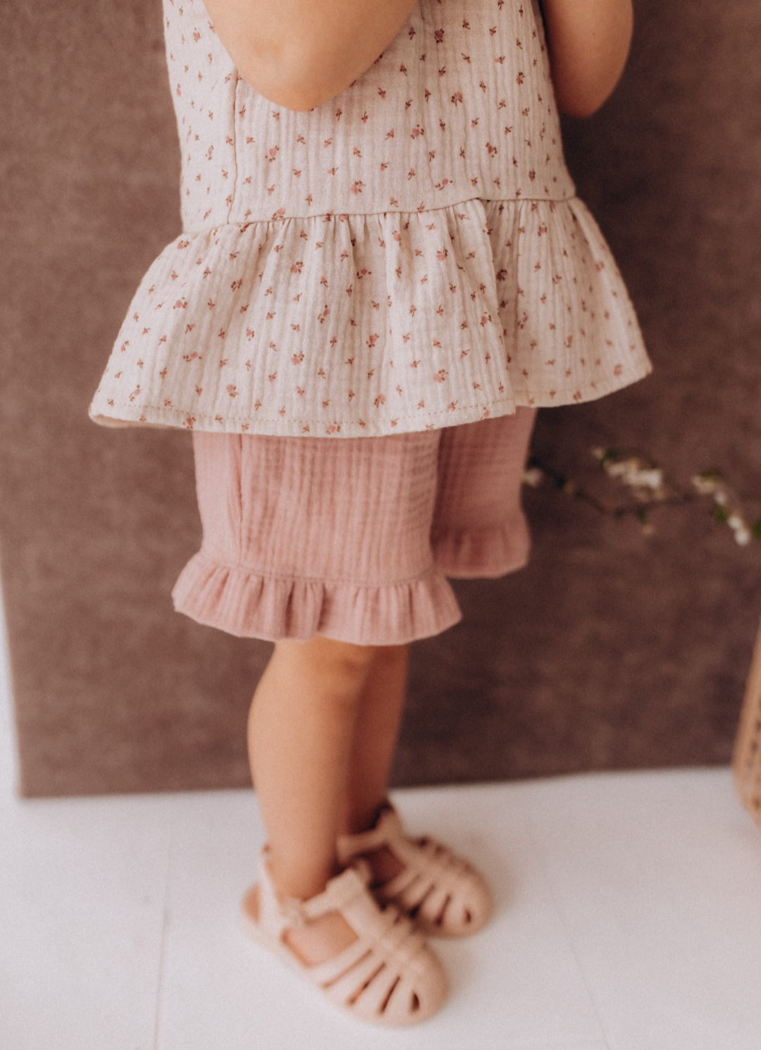 WOOLY ORGANIC - Shorts in mussola buologica