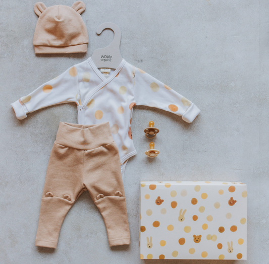 WOOLY ORGANIC - Set regalo nascita