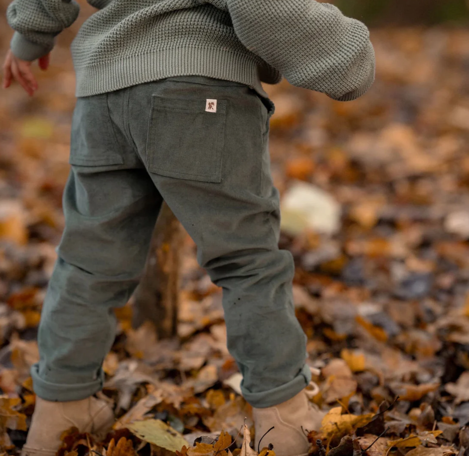 LITTLE DUTCH - Pantalone Verde Bosco