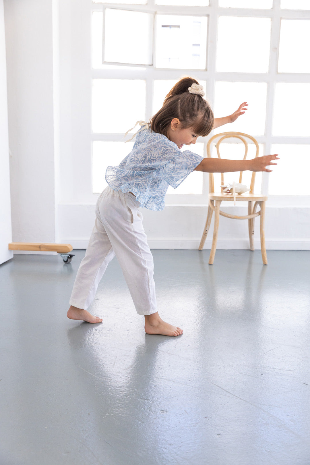 PETIT INDI - Blusa in cotone leggero