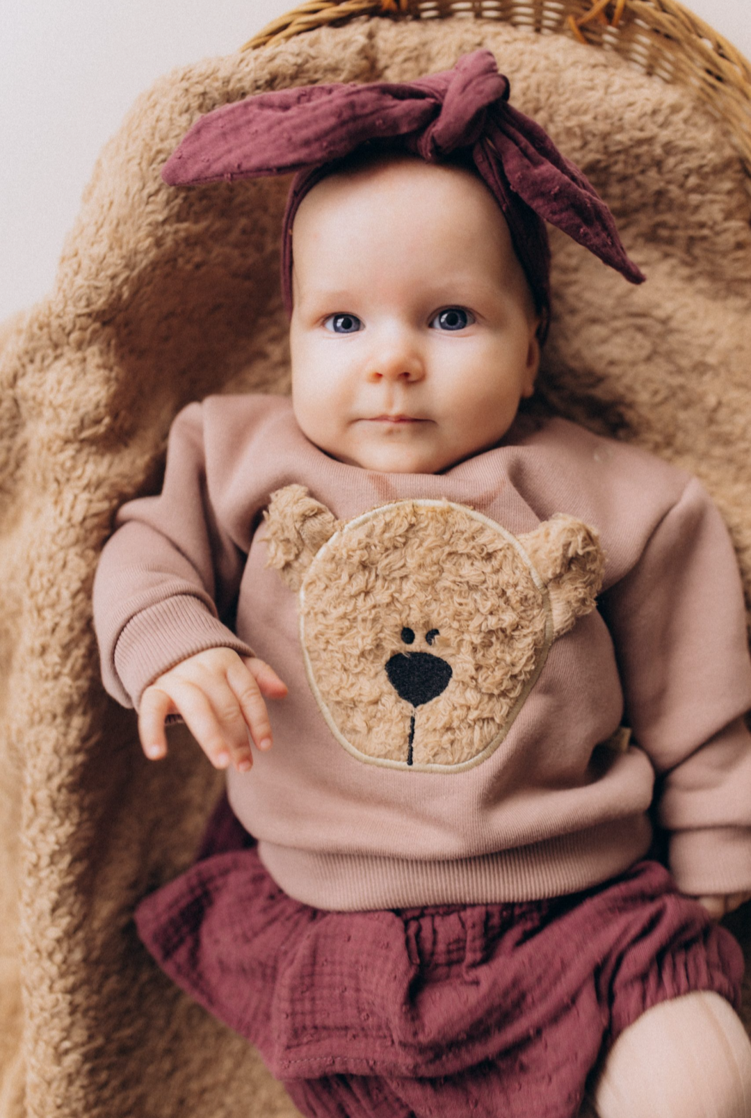 WOOLY ORGANIC - Felpa Teddy Bear Baby