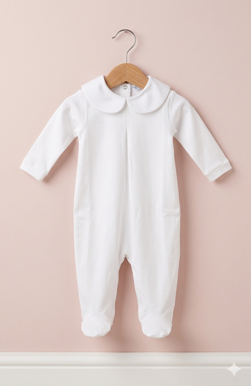 PAPPA E LATTE - Tutina panna in cotone