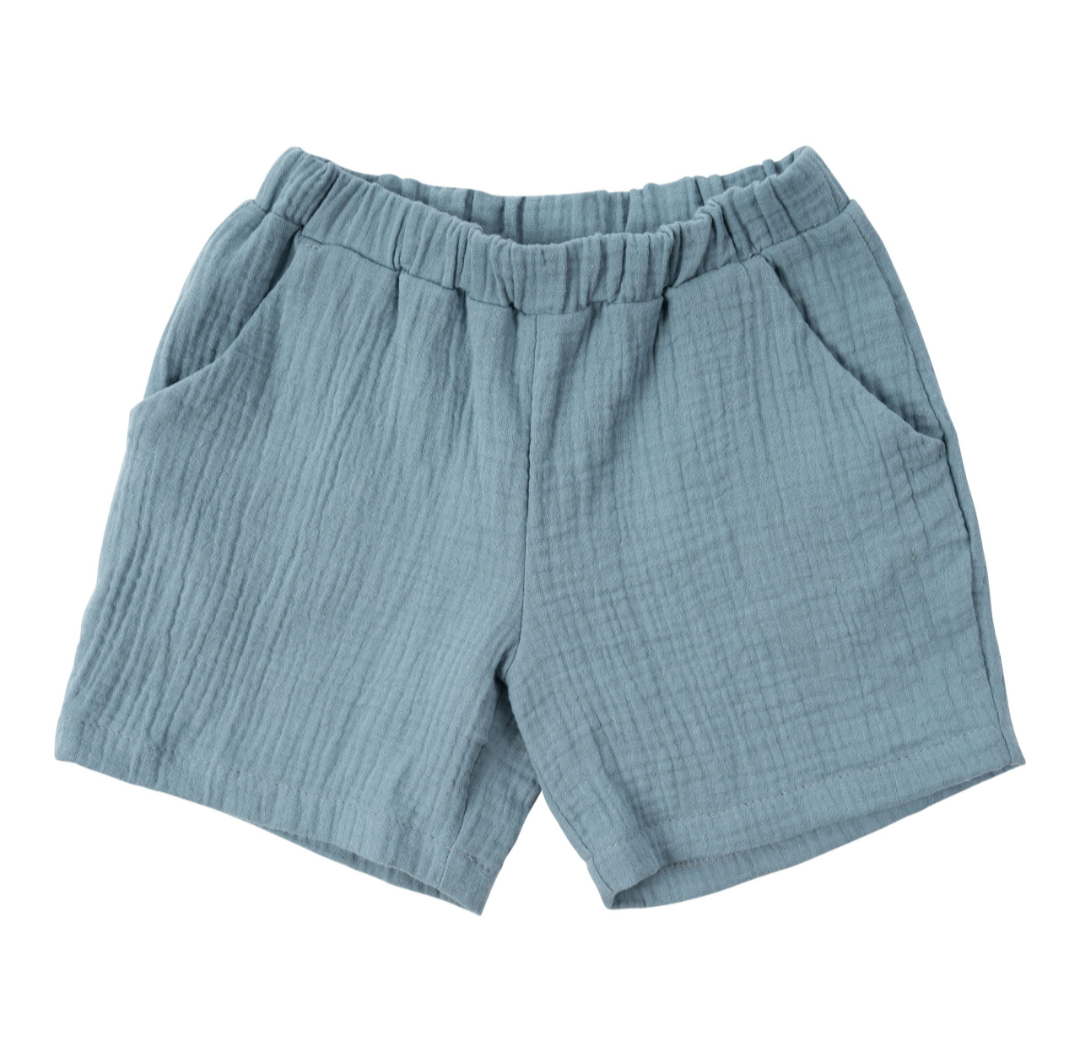 WOOLY ORGANIC - Shorts in mussola GOTS