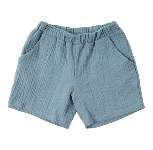 WOOLY ORGANIC - Shorts in mussola GOTS