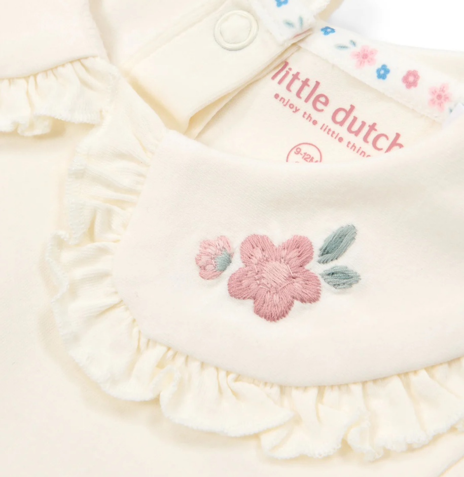 LITTLE DUTCH - T-shirt con colletto NA