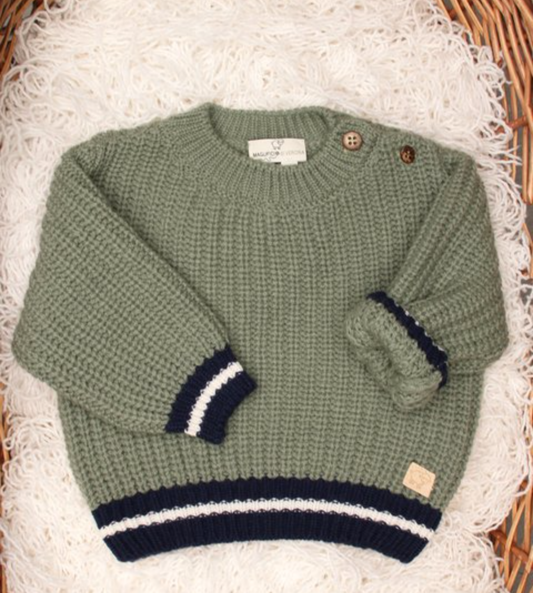 MAGLIFICIO DI VERONA - Maglione in lana merino