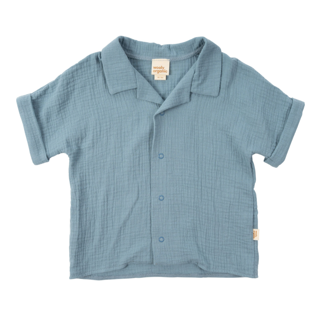 WOOLY ORGANIC - Camicia in mussola GOTS