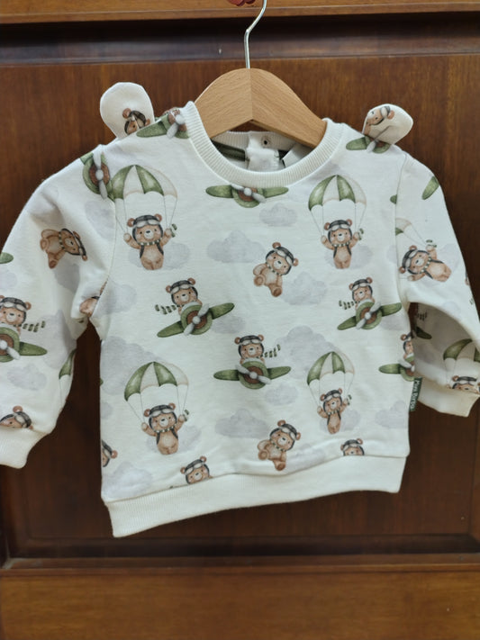 BIRBA - Felpa orsetto aviatore