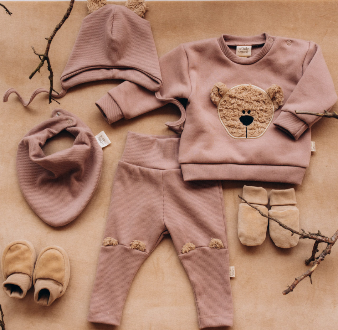 WOOLY ORGANIC - Felpa Teddy Bear Baby
