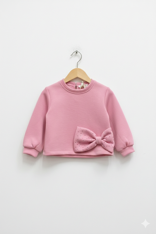 MEILISA BAI- Felpa con fiocco 9 mesi