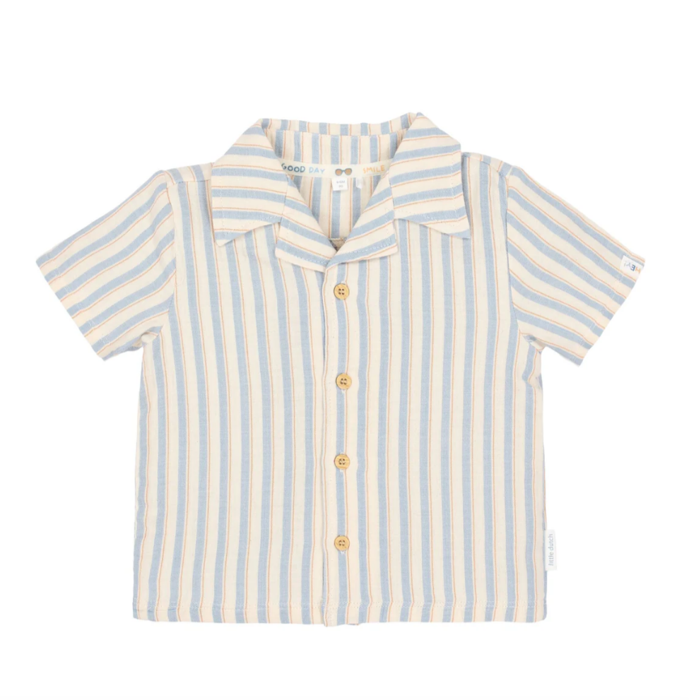 LITTLE DUTCH - Camicia multi stripes NA