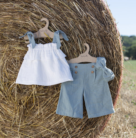 BABY VIP - Completo in mussola