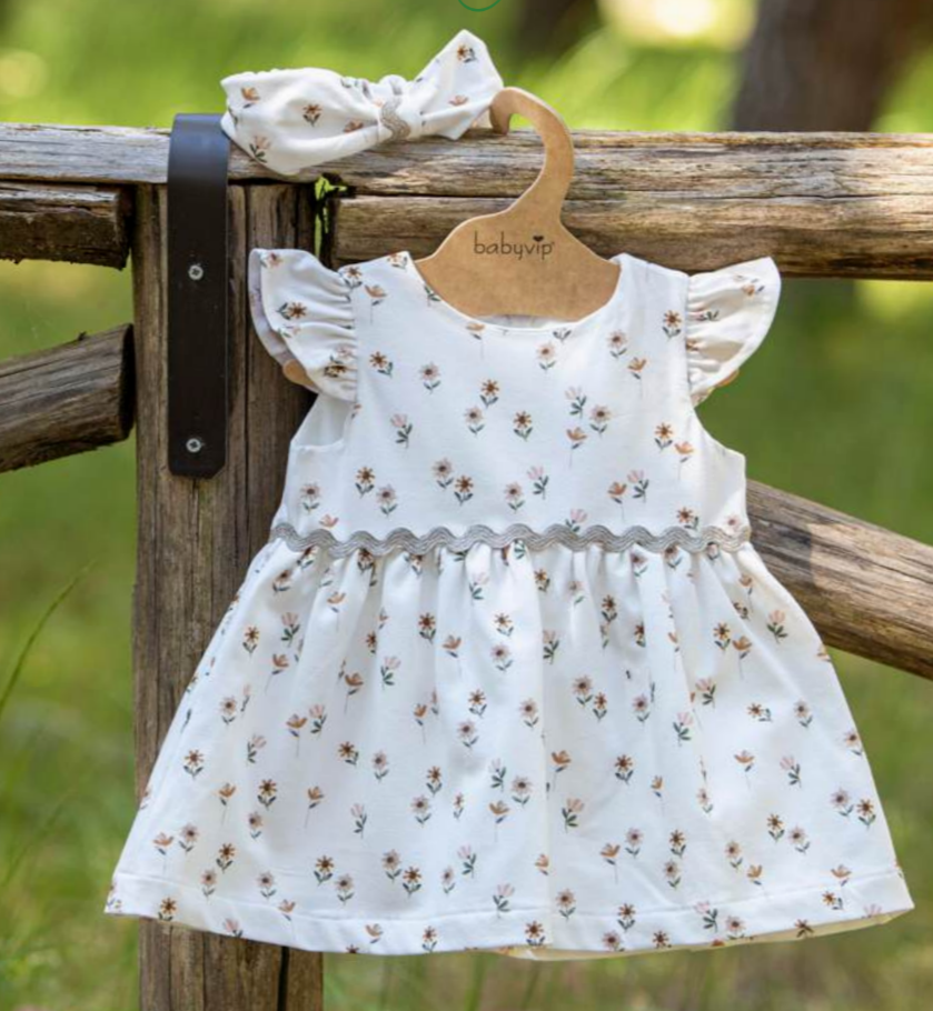 BABY VIP - Abitino in cotone organico