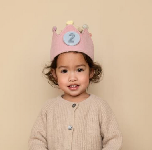 LITTLE DUTCH - Coroncina di compleanno rosa