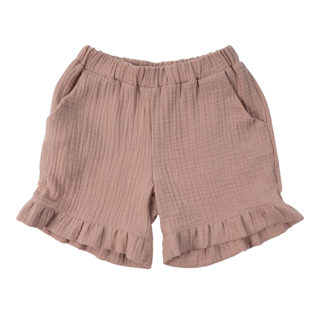 WOOLY ORGANIC - Shorts in mussola buologica